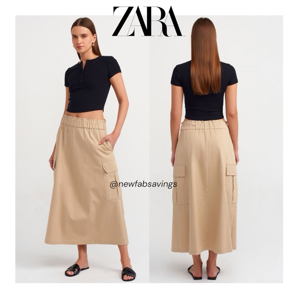 💫Zara Midi Cotton Skirt - New💫